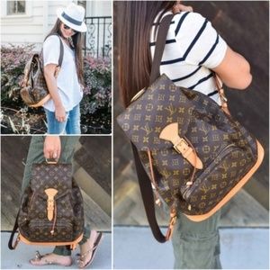 authentic Louis Vuitton Back Pack Montsouris gm